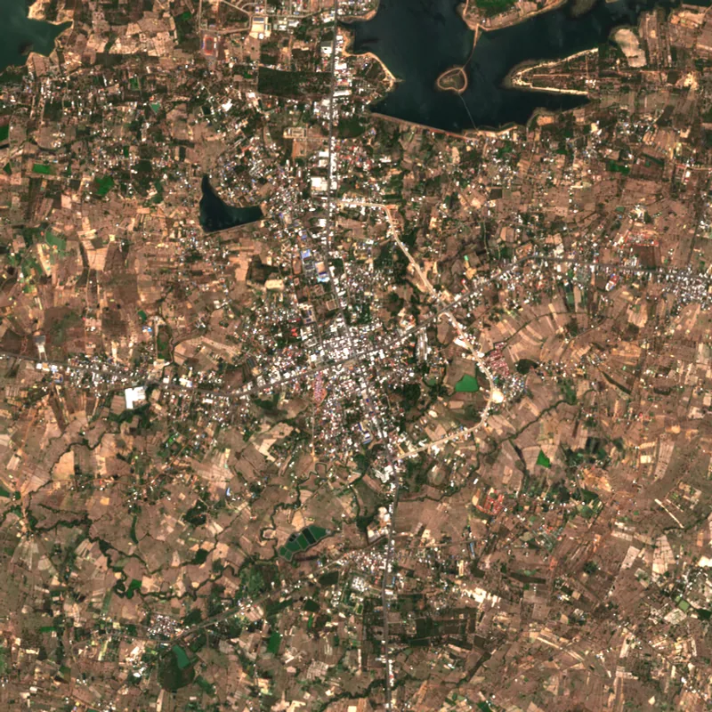 ภาพสีจริง Sentinel-2 ของอำนาจเจริญ Mar 4, 2022
