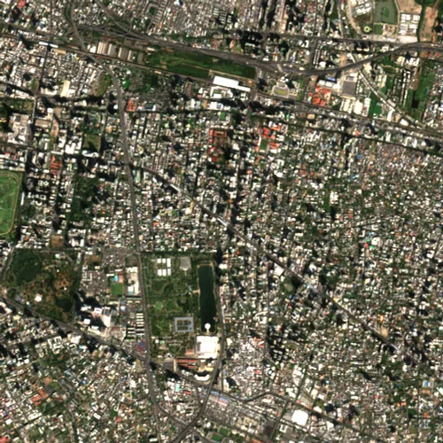 ภาพสีจริง Sentinel-2 ของอโศก กรุงเทพมหานคร Jan 15, 2025