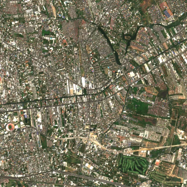 ภาพสีจริง Sentinel-2 ของบางกะปิ กรุงเทพมหานคร Feb 16, 2017