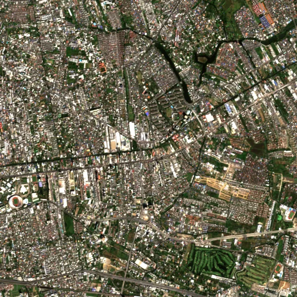 ภาพสีจริง Sentinel-2 ของบางกะปิ กรุงเทพมหานคร Dec 12, 2021