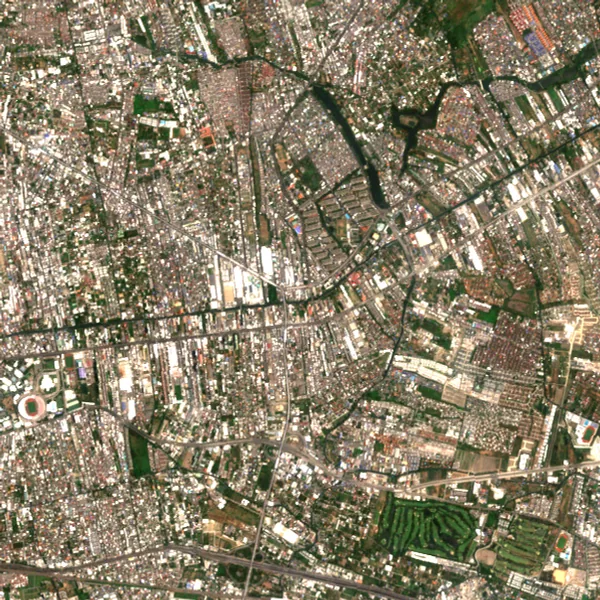 ภาพสีจริง Sentinel-2 ของบางกะปิ กรุงเทพมหานคร Apr 21, 2023