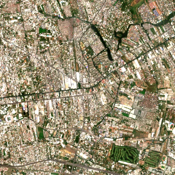 ภาพสีจริง Sentinel-2 ของบางกะปิ กรุงเทพมหานคร Apr 30, 2024