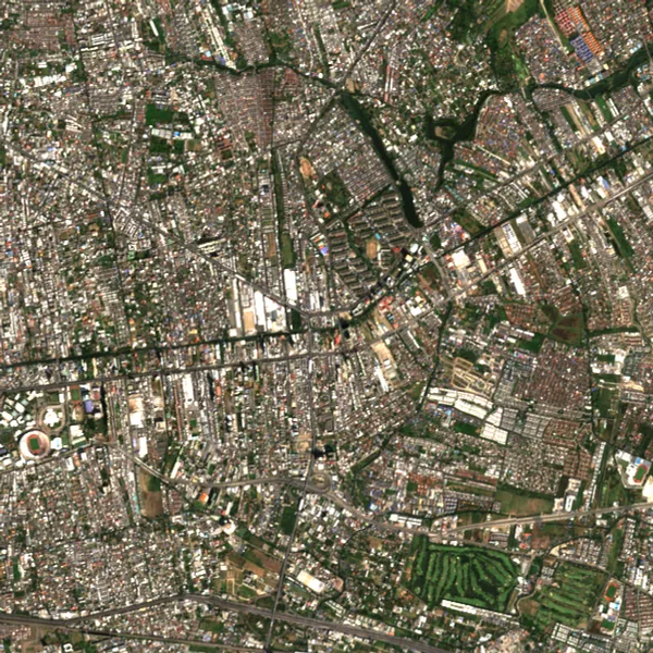 ภาพสีจริง Sentinel-2 ของบางกะปิ กรุงเทพมหานคร Jan 15, 2025
