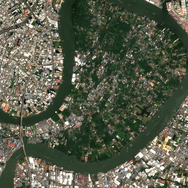 ภาพสีจริง Sentinel-2 ของบางกระเจ้า สมุทรปราการ Dec 27, 2023