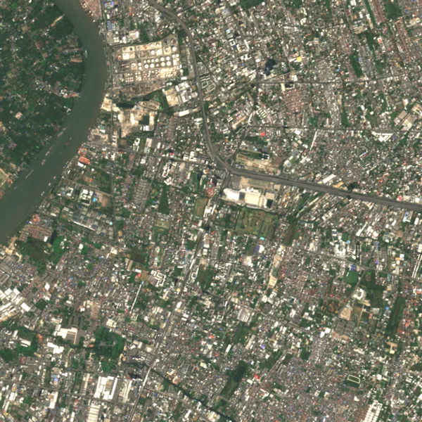 ภาพสีจริง Sentinel-2 ของบางนา กรุงเทพมหานคร Jan 27, 2019