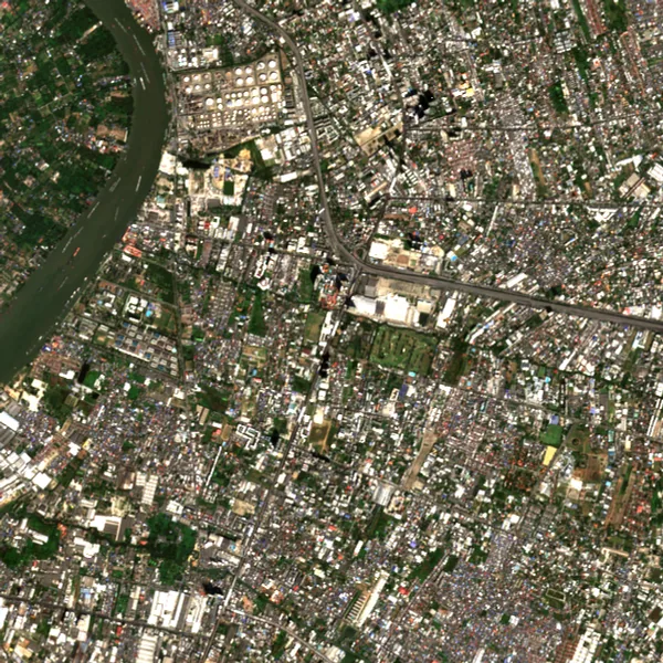 ภาพสีจริง Sentinel-2 ของบางนา กรุงเทพมหานคร Dec 12, 2021
