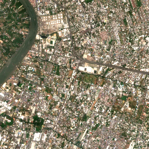 ภาพสีจริง Sentinel-2 ของบางนา กรุงเทพมหานคร Apr 21, 2023