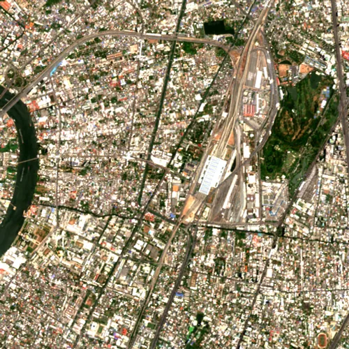 ภาพสีจริง Sentinel-2 ของบางซื่อ กรุงเทพมหานคร Apr 30, 2024