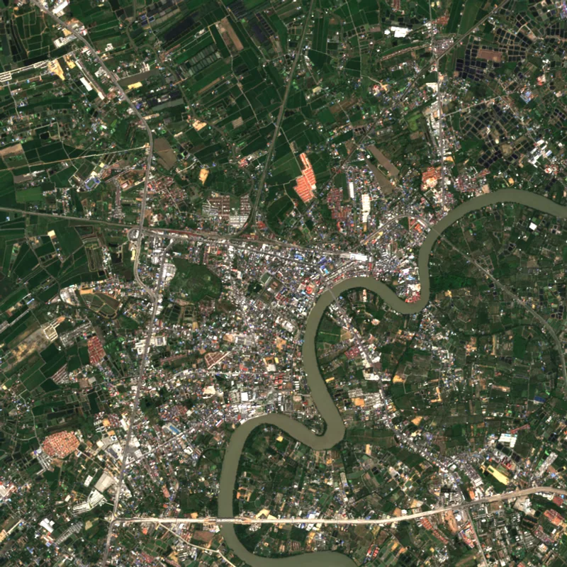 Latest Sentinel-2 image of Chachoengsao, 1 Dec 2024