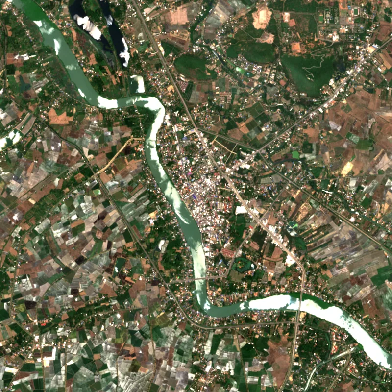 ภาพสีจริง Sentinel-2 ของชัยนาท Apr 25, 2019