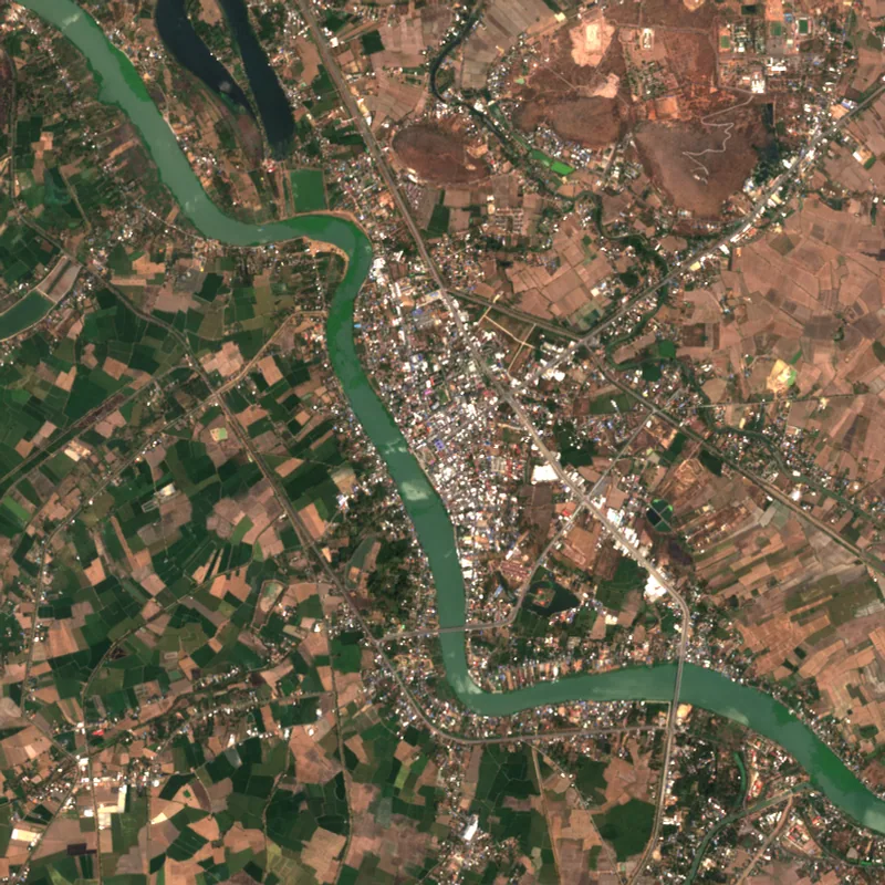 ภาพสีจริง Sentinel-2 ของชัยนาท Mar 10, 2020