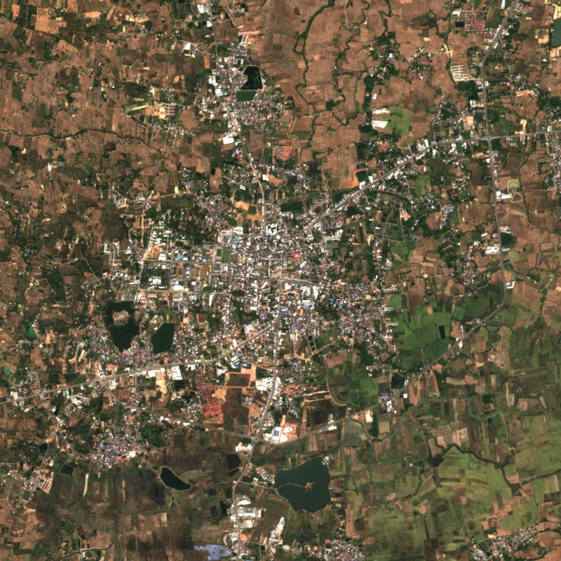 ภาพสีจริง Sentinel-2 ของชัยภูมิ Dec 7, 2021