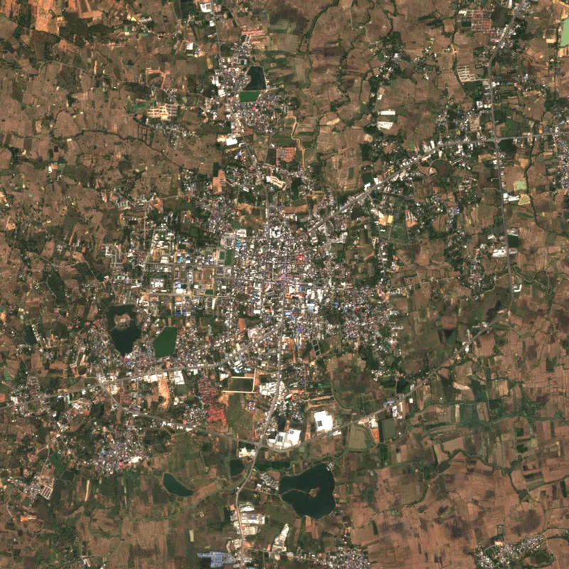 ภาพสีจริง Sentinel-2 ของชัยภูมิ Jan 16, 2023