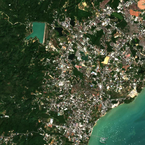 ภาพสีจริง Sentinel-2 ของฉลอง ภูเก็ต Dec 15, 2021
