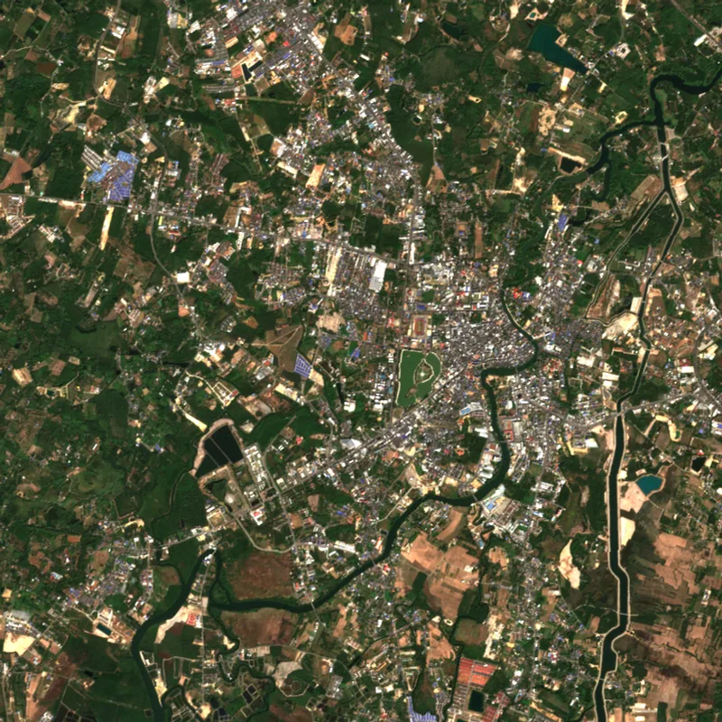 ภาพสีจริง Sentinel-2 ของจันทบุรี Dec 10, 2019