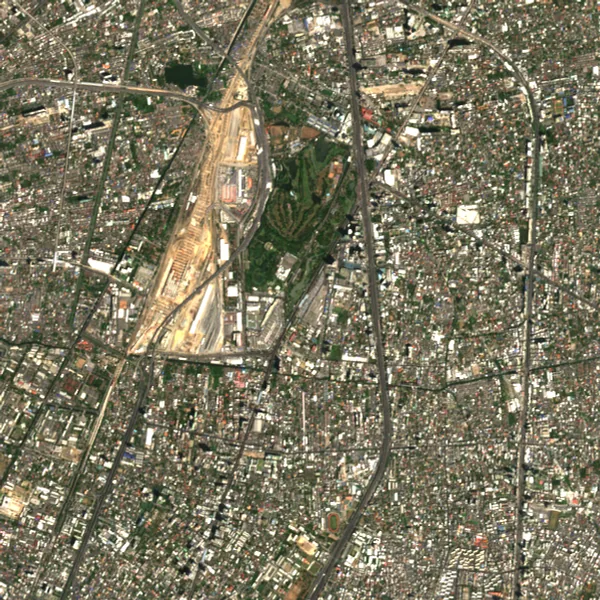 ภาพสีจริง Sentinel-2 ของจตุจักร กรุงเทพมหานคร Feb 16, 2017