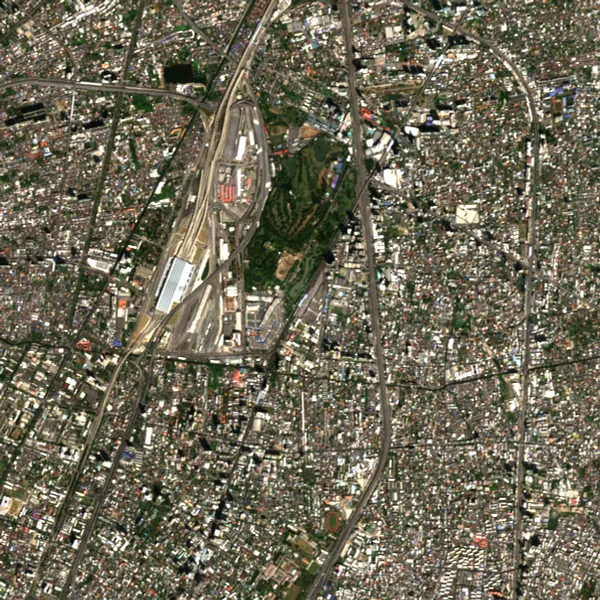 ภาพสีจริง Sentinel-2 ของจตุจักร กรุงเทพมหานคร Dec 12, 2021