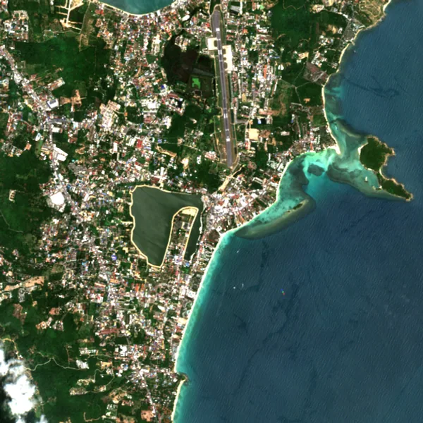 Latest Sentinel-2 image of Chaweng, Ko Samui, Surat Thani, 16 Mar 2025