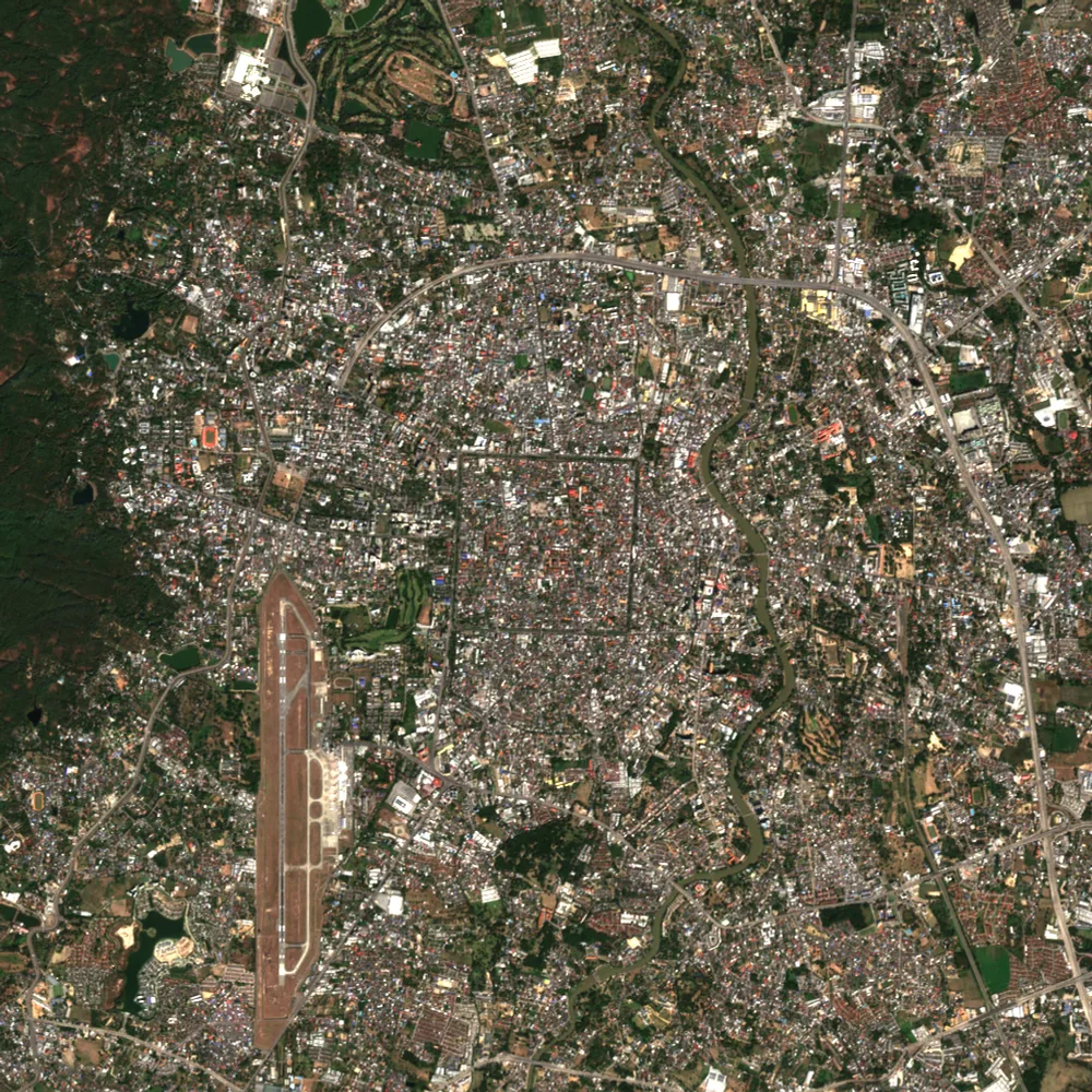 Latest Sentinel-2 image of Chiang Mai, 2 Feb 2025