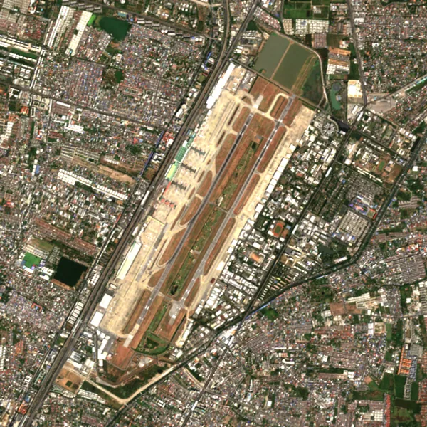 ภาพสีจริง Sentinel-2 ของดอนเมือง กรุงเทพมหานคร Jan 15, 2025