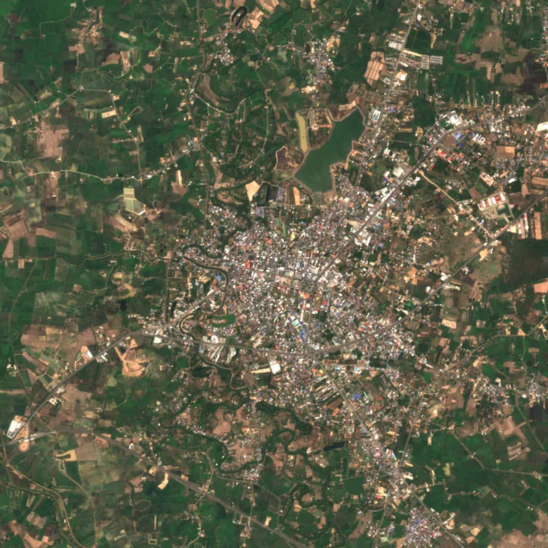 ภาพสีจริง Sentinel-2 ของกาฬสินธุ์ Mar 4, 2022