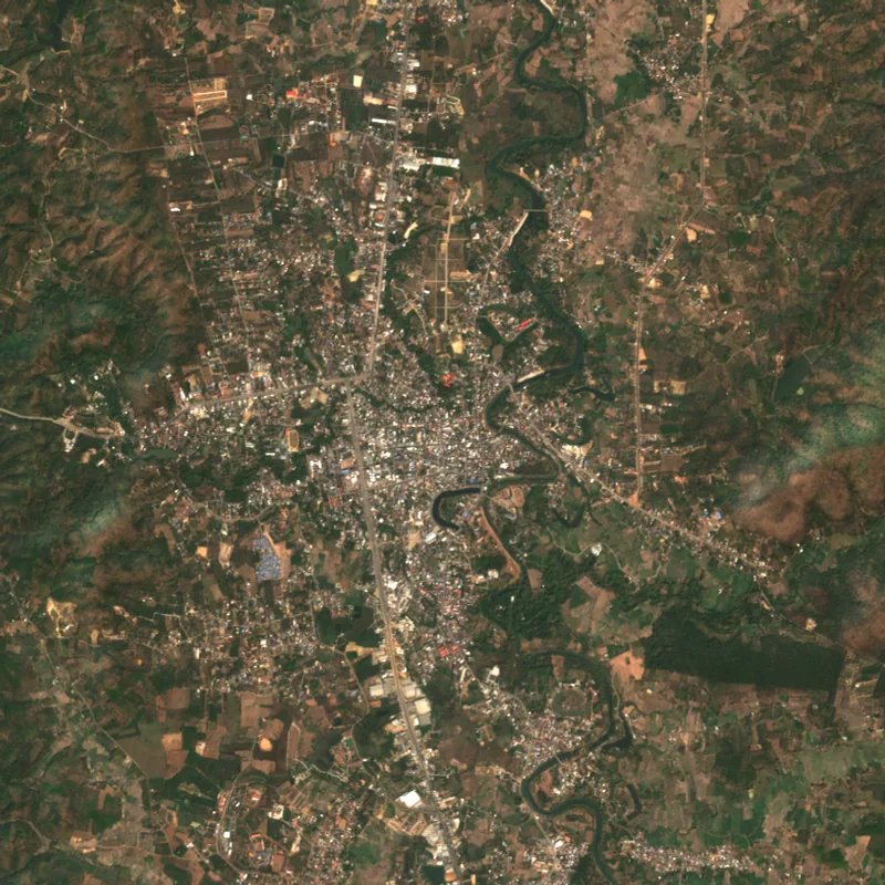 ภาพสีจริง Sentinel-2 ของเลย Feb 6, 2019