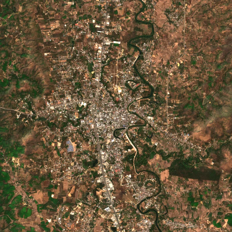ภาพสีจริง Sentinel-2 ของเลย Feb 11, 2020