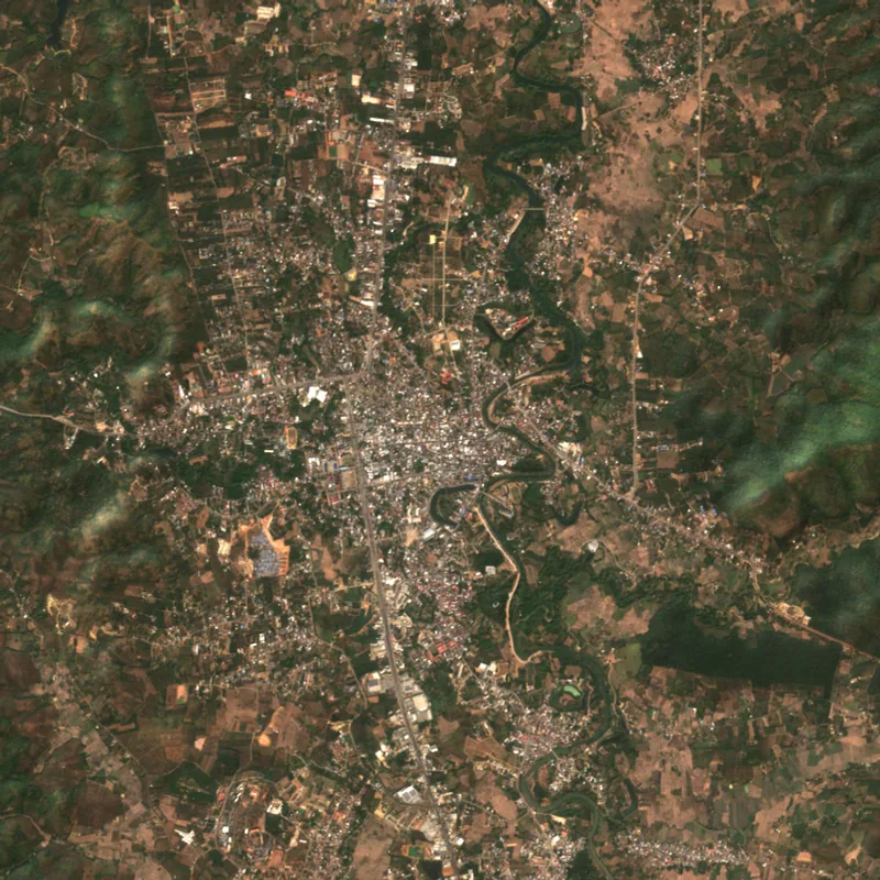 ภาพสีจริง Sentinel-2 ของเลย Jan 26, 2021
