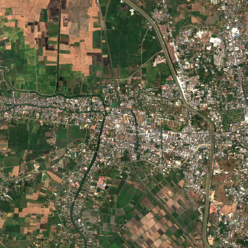 Sentinel-2 true-colour image of Lop Buri, 13 Mar 2019