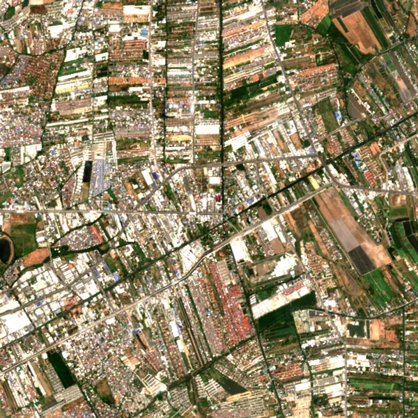 ภาพสีจริง Sentinel-2 ของมีนบุรี กรุงเทพมหานคร Apr 30, 2024