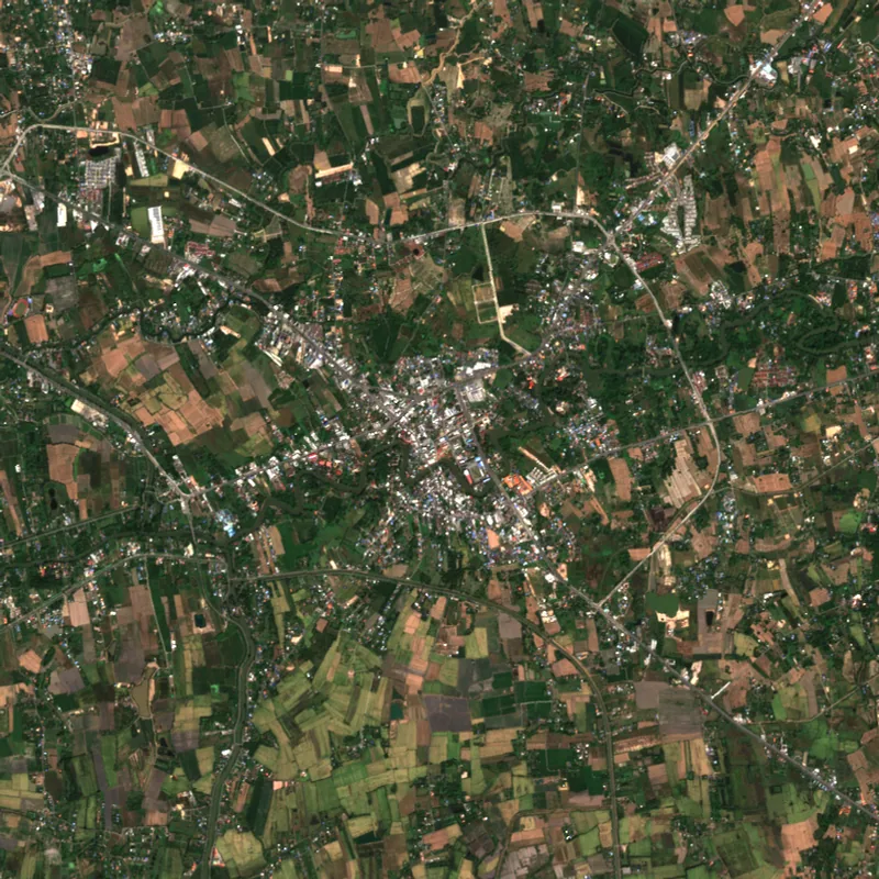 Latest Sentinel-2 image of Nakhon Nayok, 1 Dec 2024