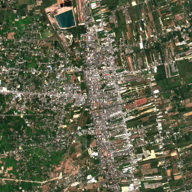 Latest Sentinel-2 image of Nakhon Si Thammarat, 5 Apr 2024