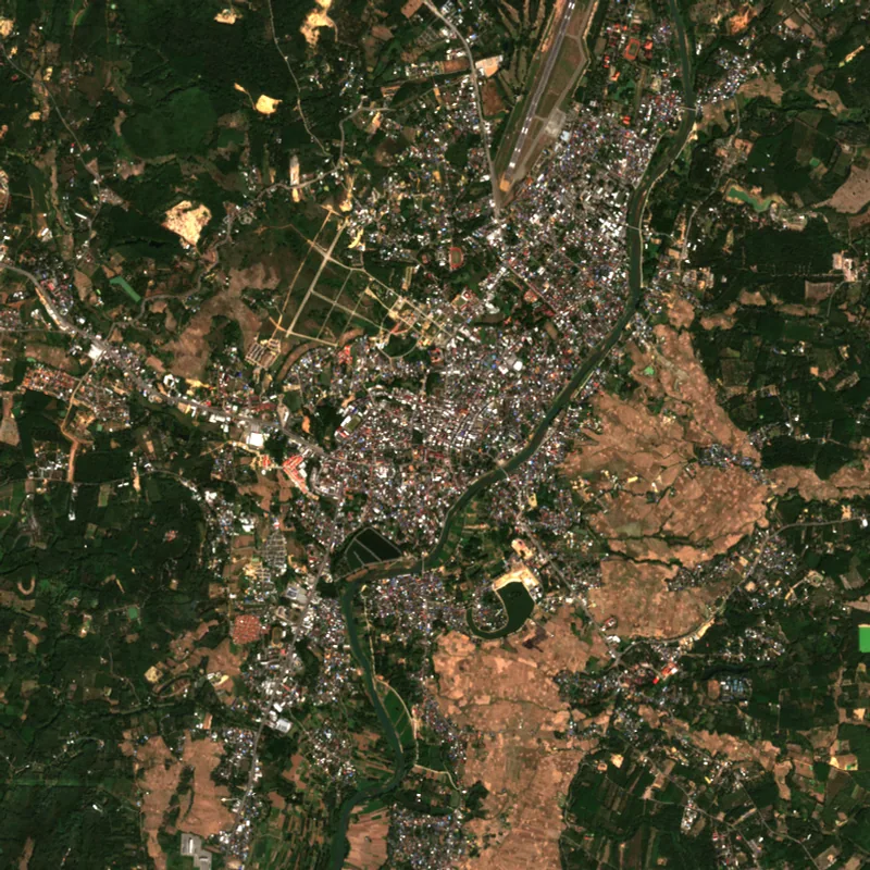 ภาพสีจริง Sentinel-2 ของน่าน Dec 5, 2021