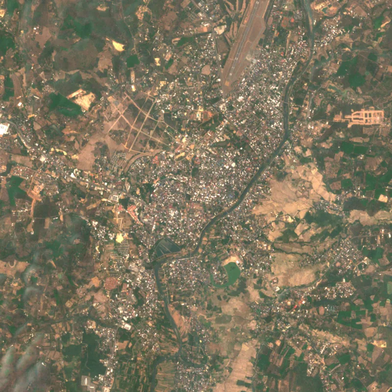 ภาพสีจริง Sentinel-2 ของน่าน Apr 3, 2024