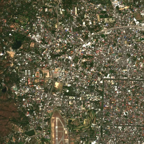 ภาพสีจริง Sentinel-2 ของนิมมานเหมินท์ เชียงใหม่ เชียงใหม่ Feb 9, 2017