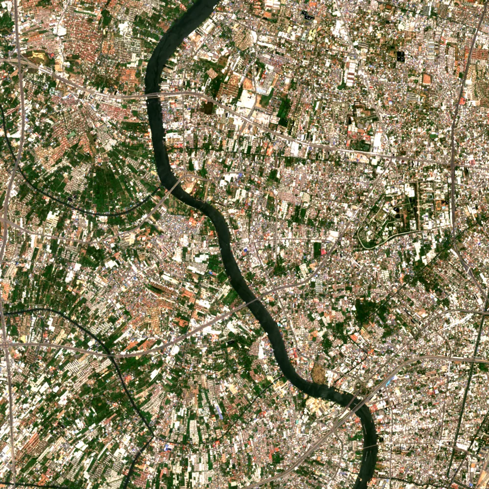 ภาพสีจริง Sentinel-2 ของนนทบุรี Apr 30, 2024