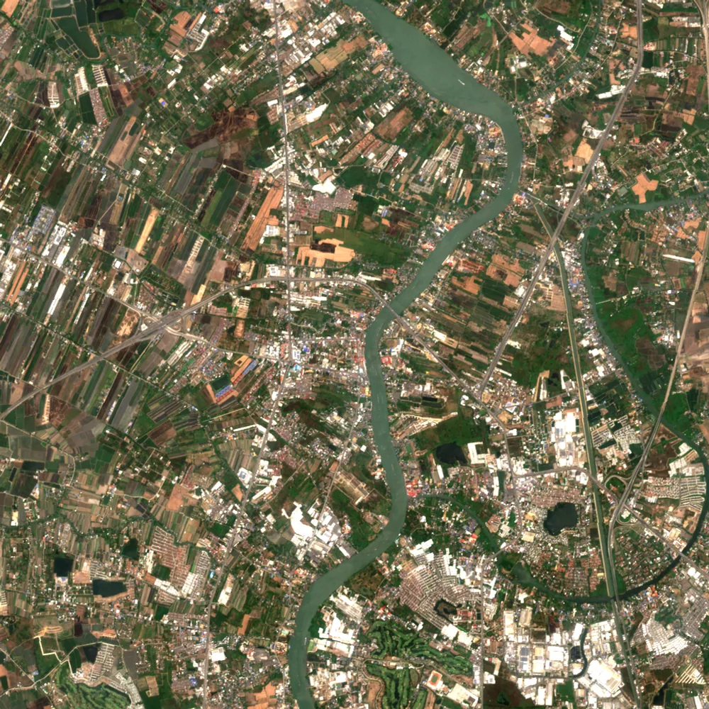 ภาพสีจริง Sentinel-2 ของปทุมธานี Apr 21, 2023