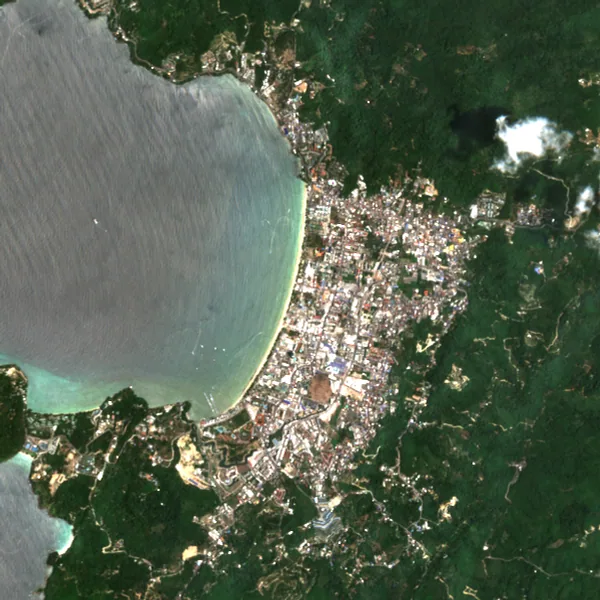 Latest Sentinel-2 image of Patong, Phuket, 29 Mar 2025