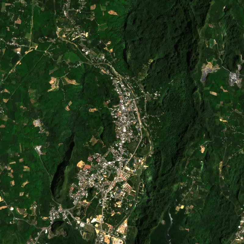 ภาพสีจริง Sentinel-2 ของพังงา Mar 11, 2017