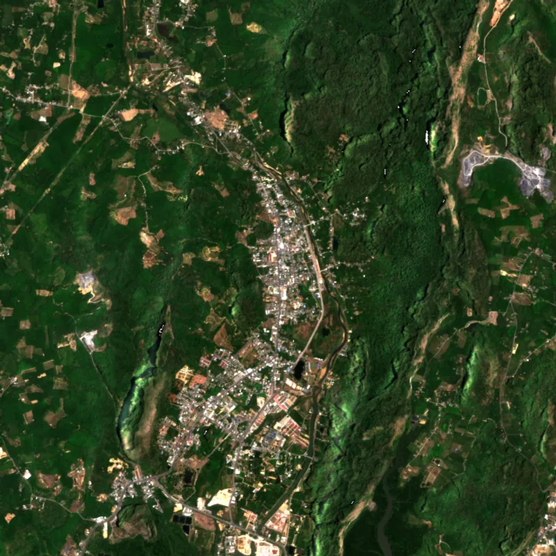 ภาพสีจริง Sentinel-2 ของพังงา Mar 23, 2019