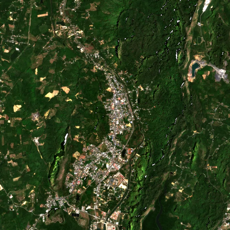 ภาพสีจริง Sentinel-2 ของพังงา Mar 7, 2023