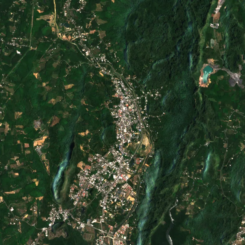 ภาพสีจริง Sentinel-2 ของพังงา Mar 19, 2024