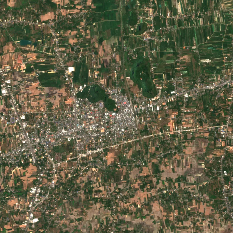 ภาพสีจริง Sentinel-2 ของพัทลุง Mar 23, 2019
