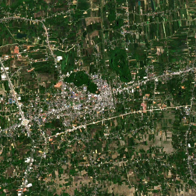 ภาพสีจริง Sentinel-2 ของพัทลุง Apr 1, 2022