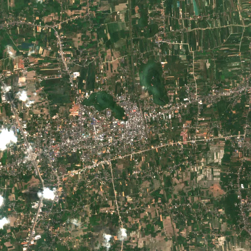 ภาพสีจริง Sentinel-2 ของพัทลุง Apr 11, 2023