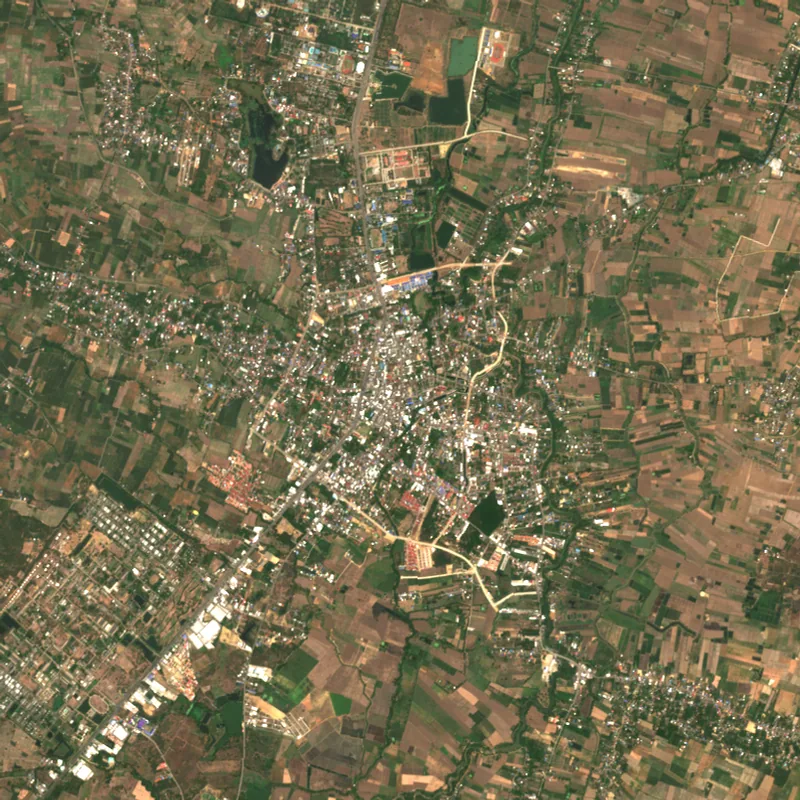 ภาพสีจริง Sentinel-2 ของเพชรบูรณ์ Apr 7, 2017