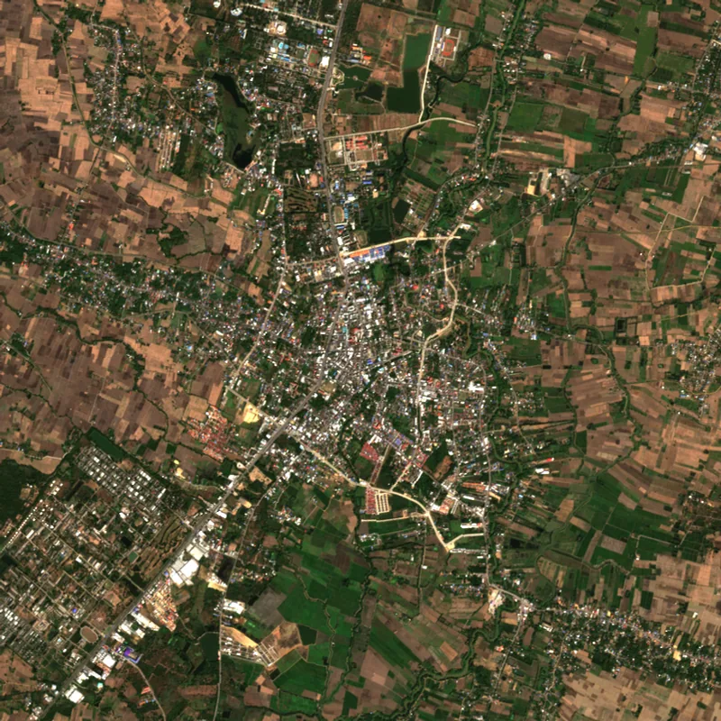ภาพสีจริง Sentinel-2 ของเพชรบูรณ์ Dec 23, 2017