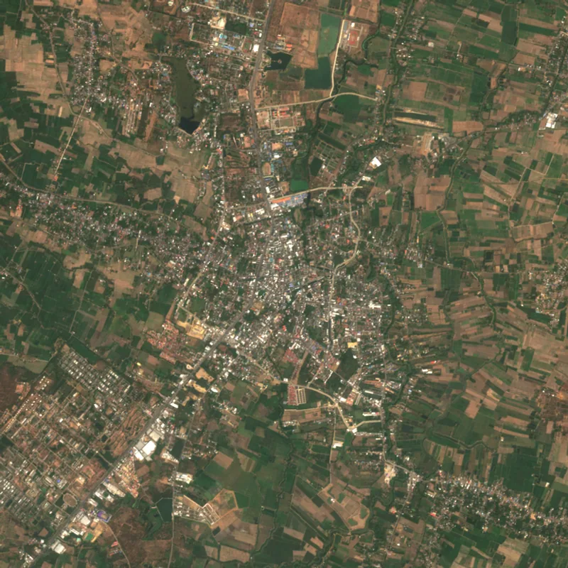 ภาพสีจริง Sentinel-2 ของเพชรบูรณ์ Feb 6, 2019