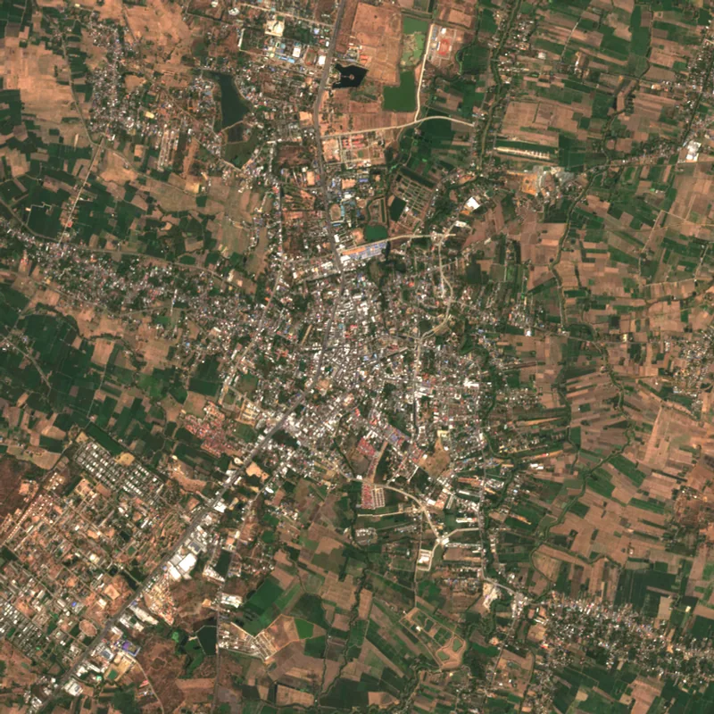 ภาพสีจริง Sentinel-2 ของเพชรบูรณ์ Feb 11, 2020