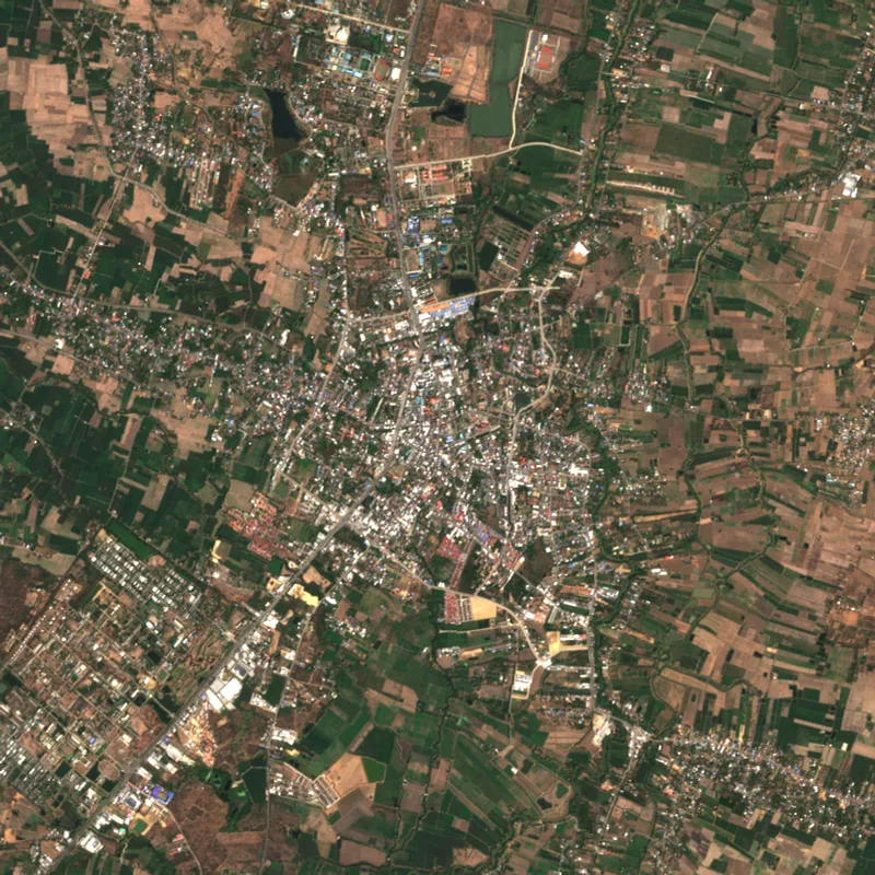 ภาพสีจริง Sentinel-2 ของเพชรบูรณ์ Feb 20, 2021